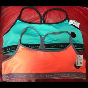 2 Aeropostale XL Sport Bras $13 each NWT